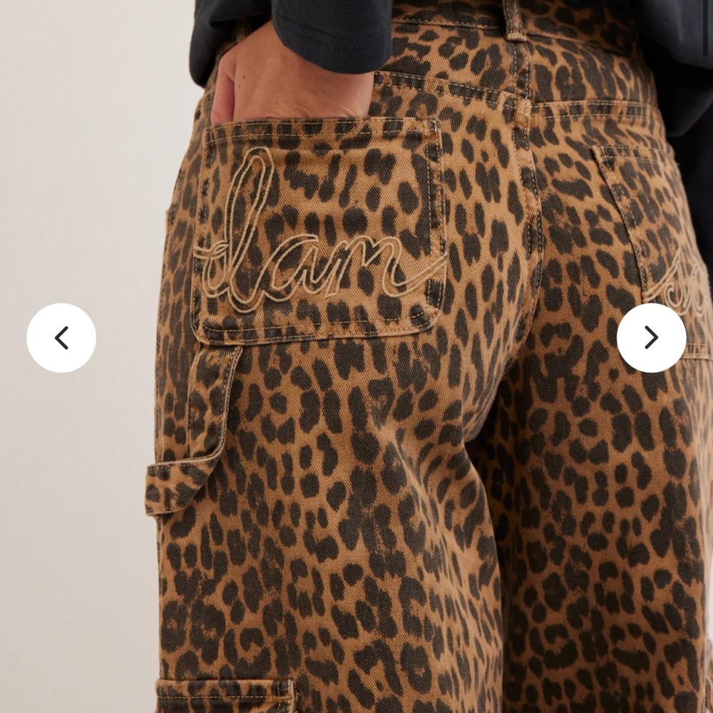 Damson Madder Leopard Cargo Jean *BRAND NEW WITH TAGS*
